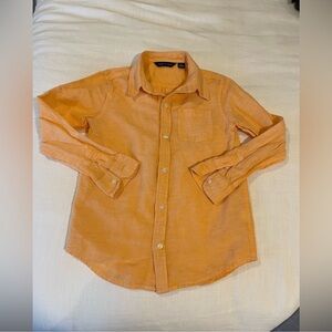 Janie and Jack Kids Orange Button-Down Shirt